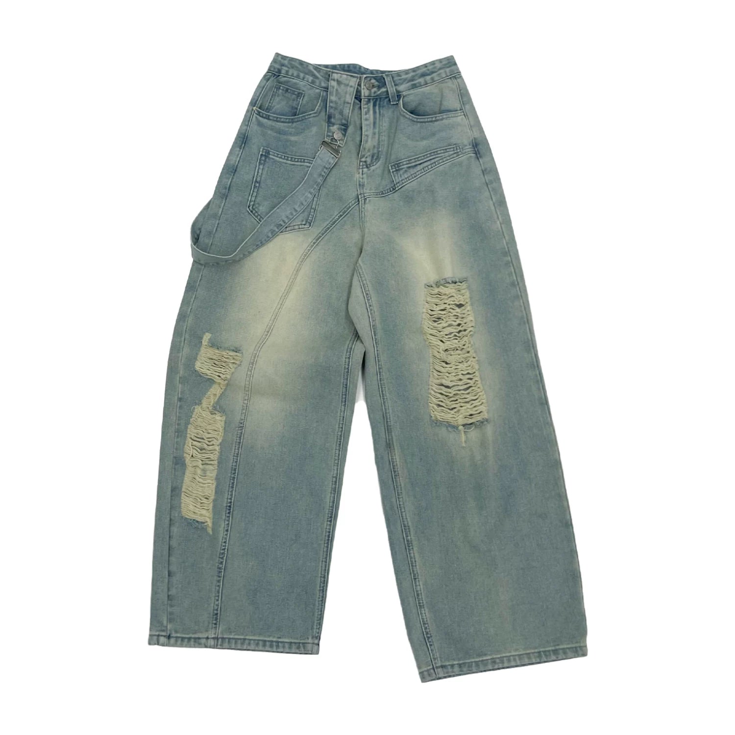 QS830B damage denim