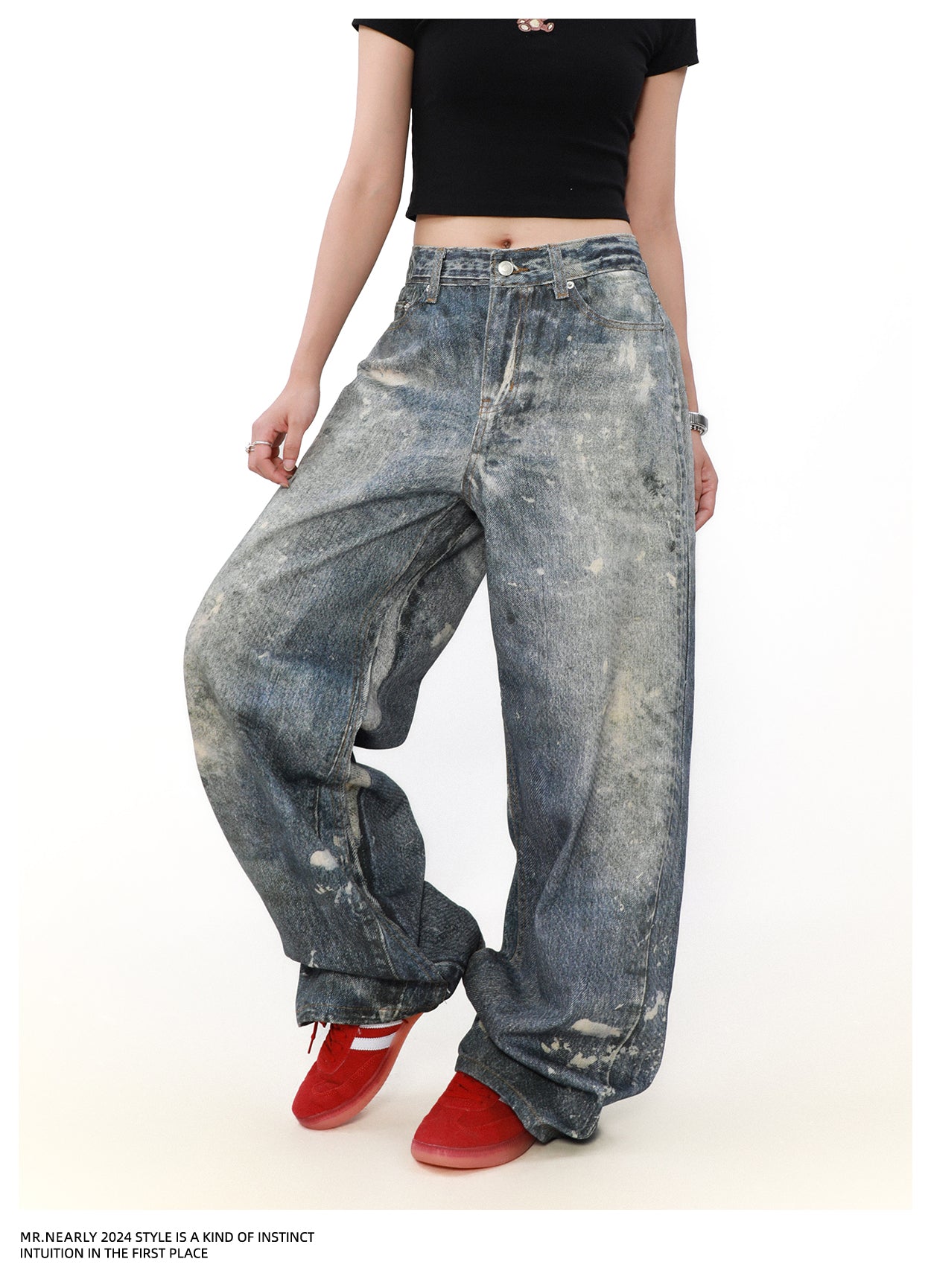 QS855A wash denim