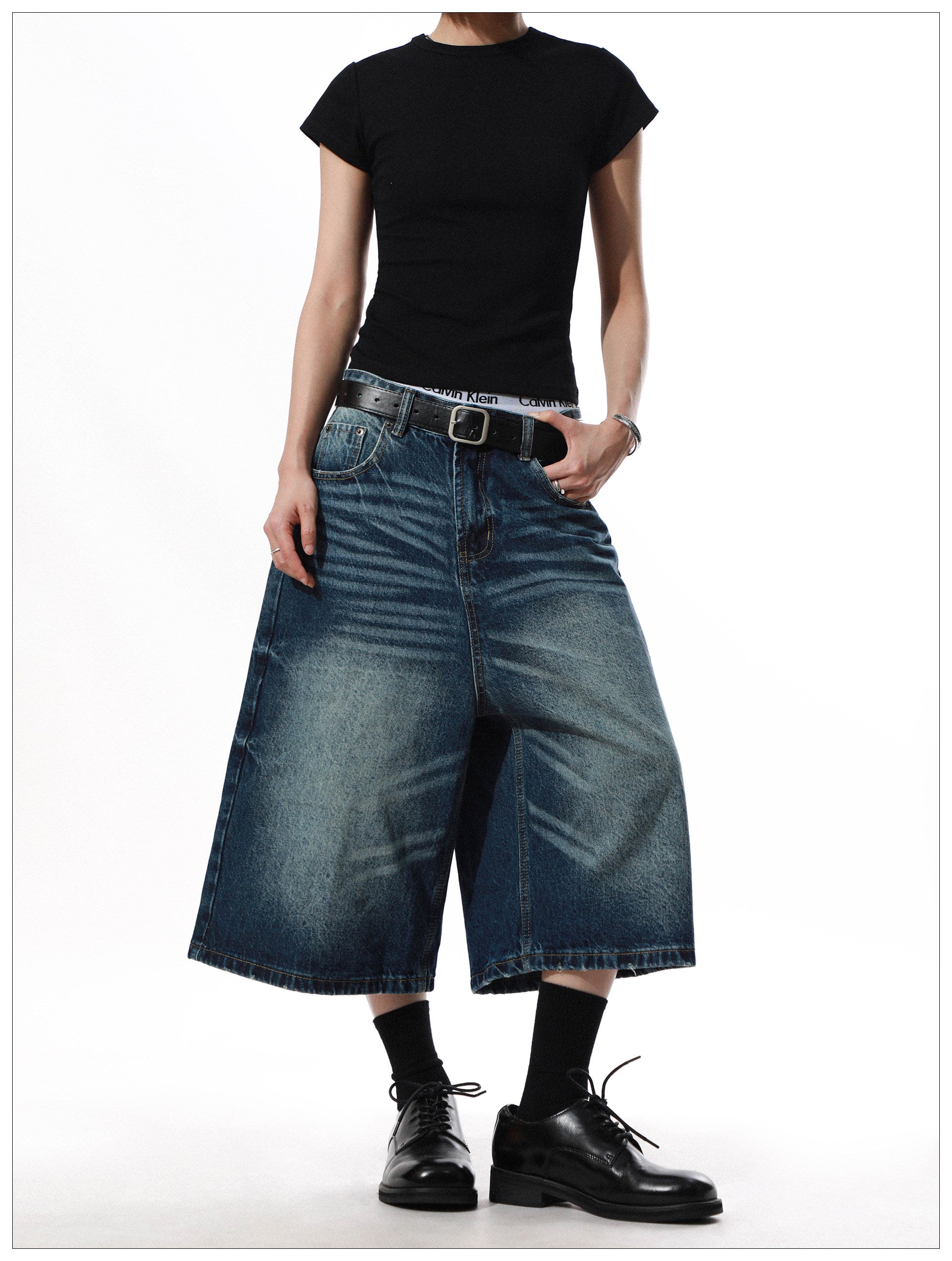 QS816B denim shorts