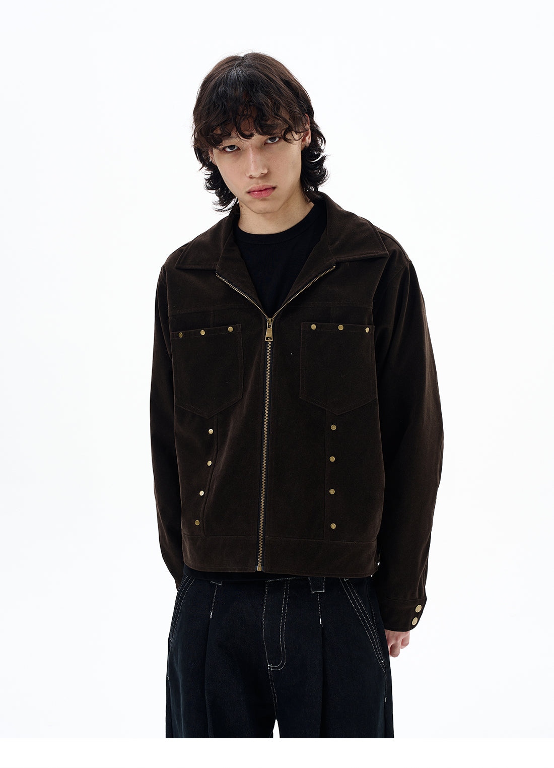 QS651B suede jacket