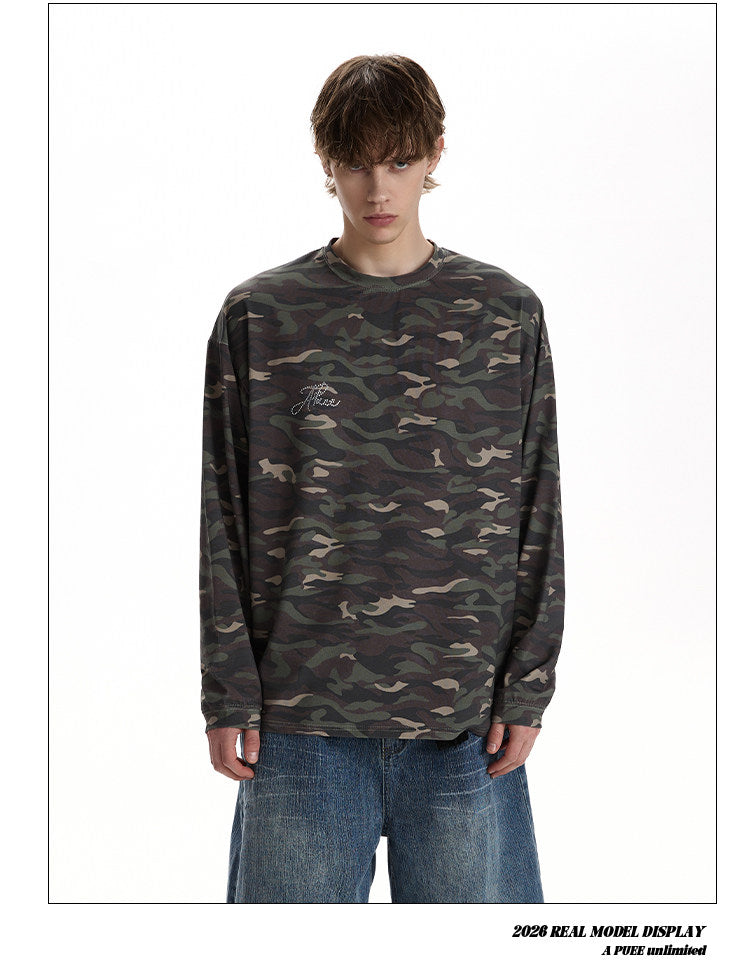 QS716B camouflage L/S tee