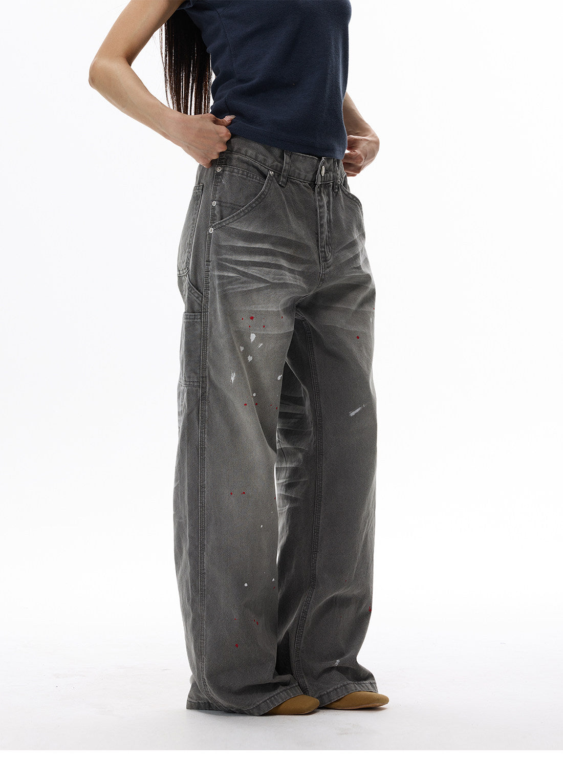 QS691B wash denim