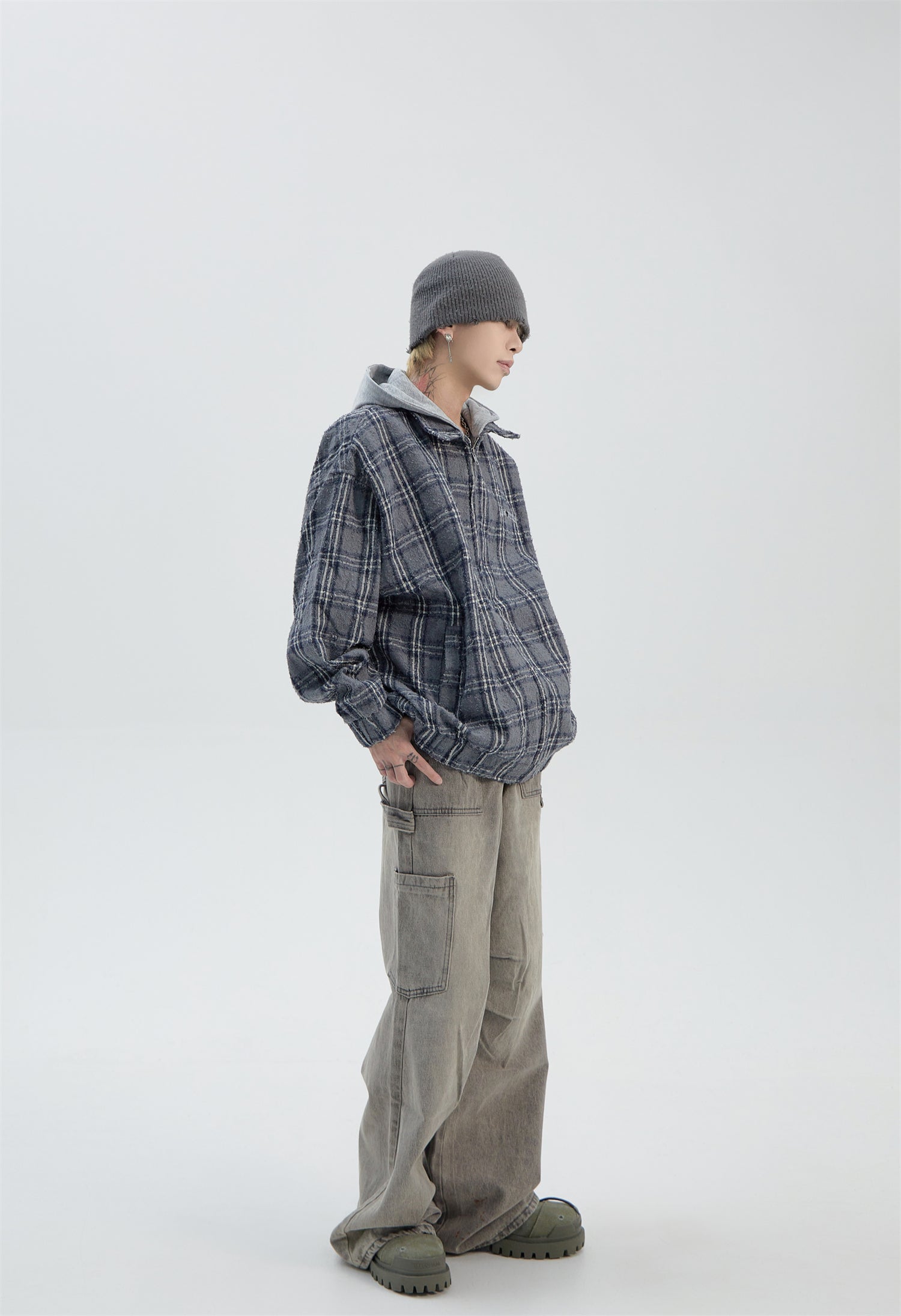 QS959A check jacket