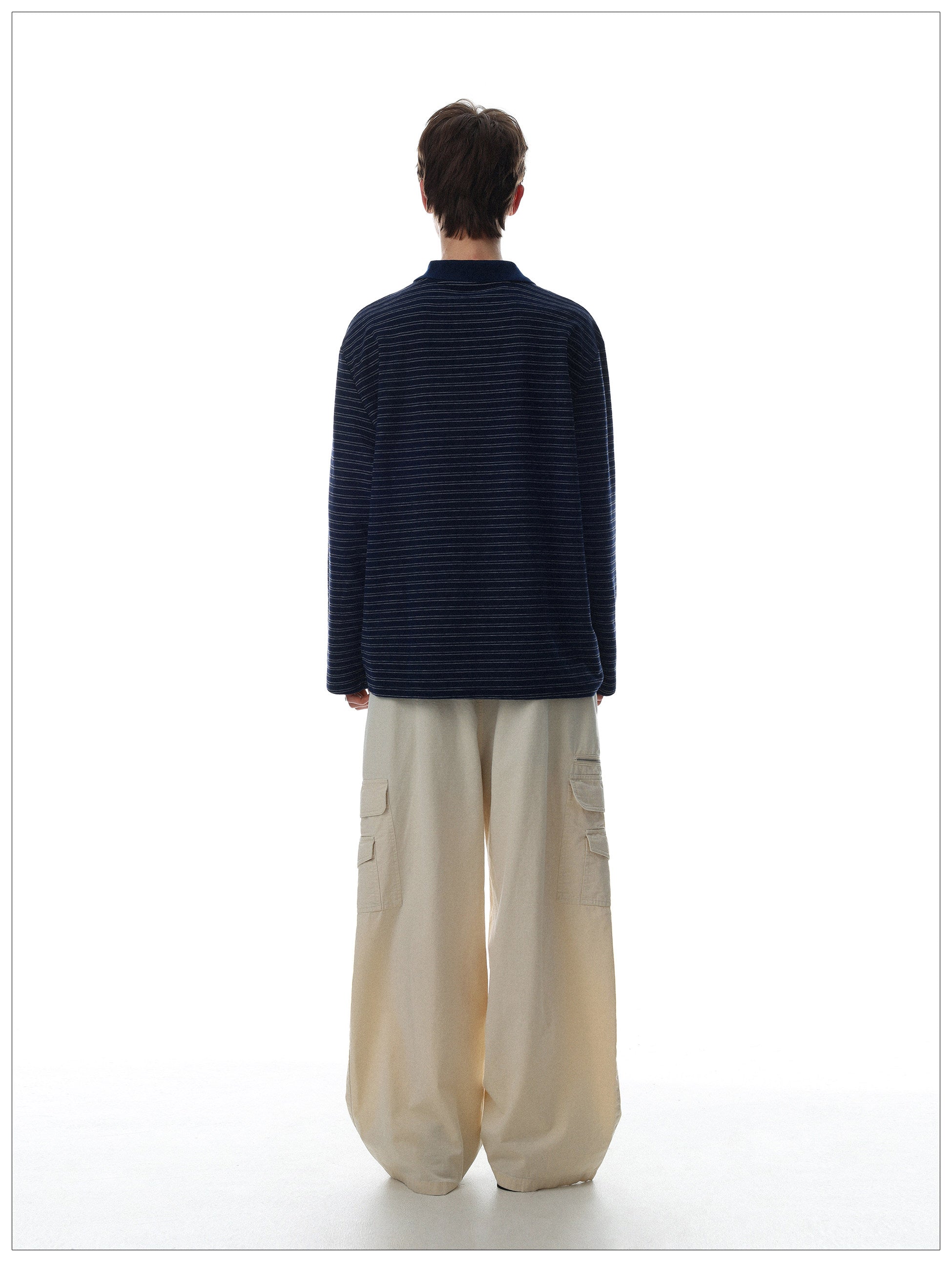 QS736B L/S polo