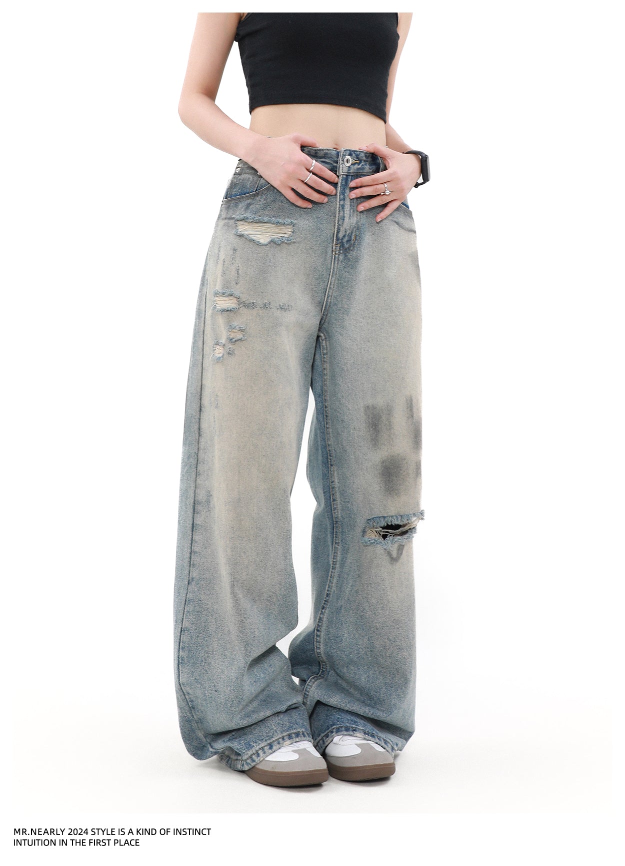 QS703A wash denim