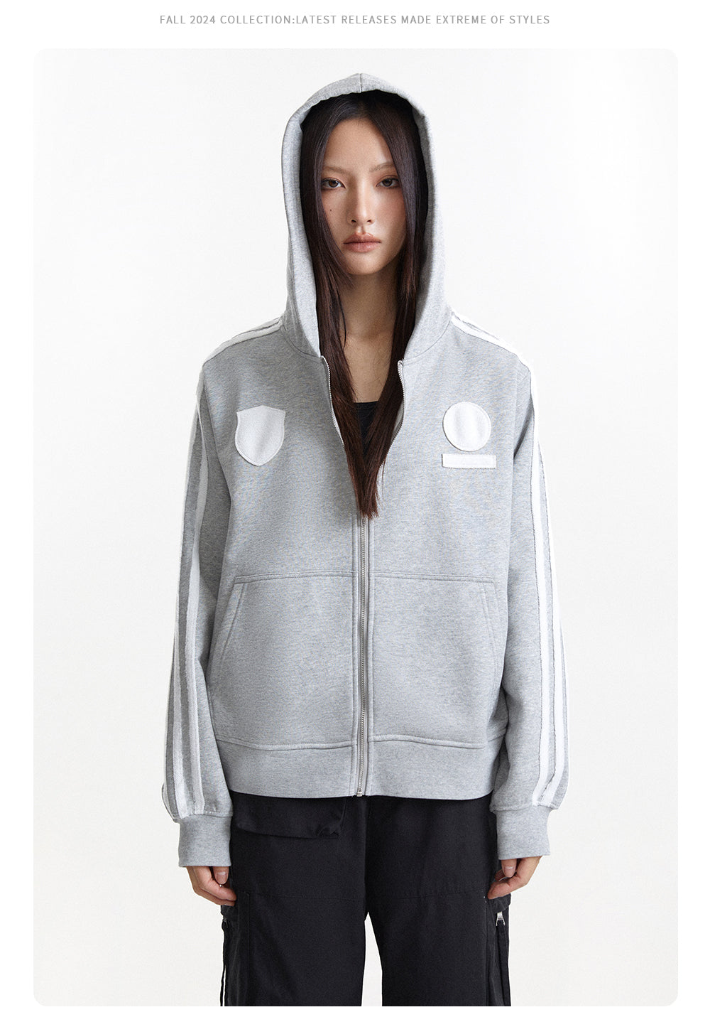 QS931A zip hoodie