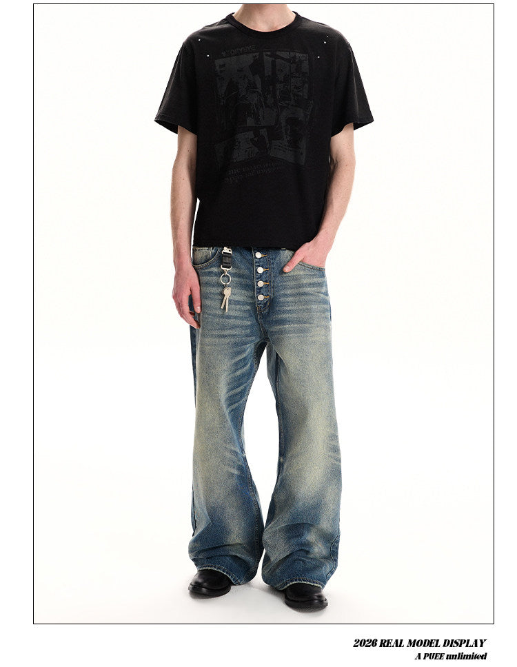QS726B wash denim