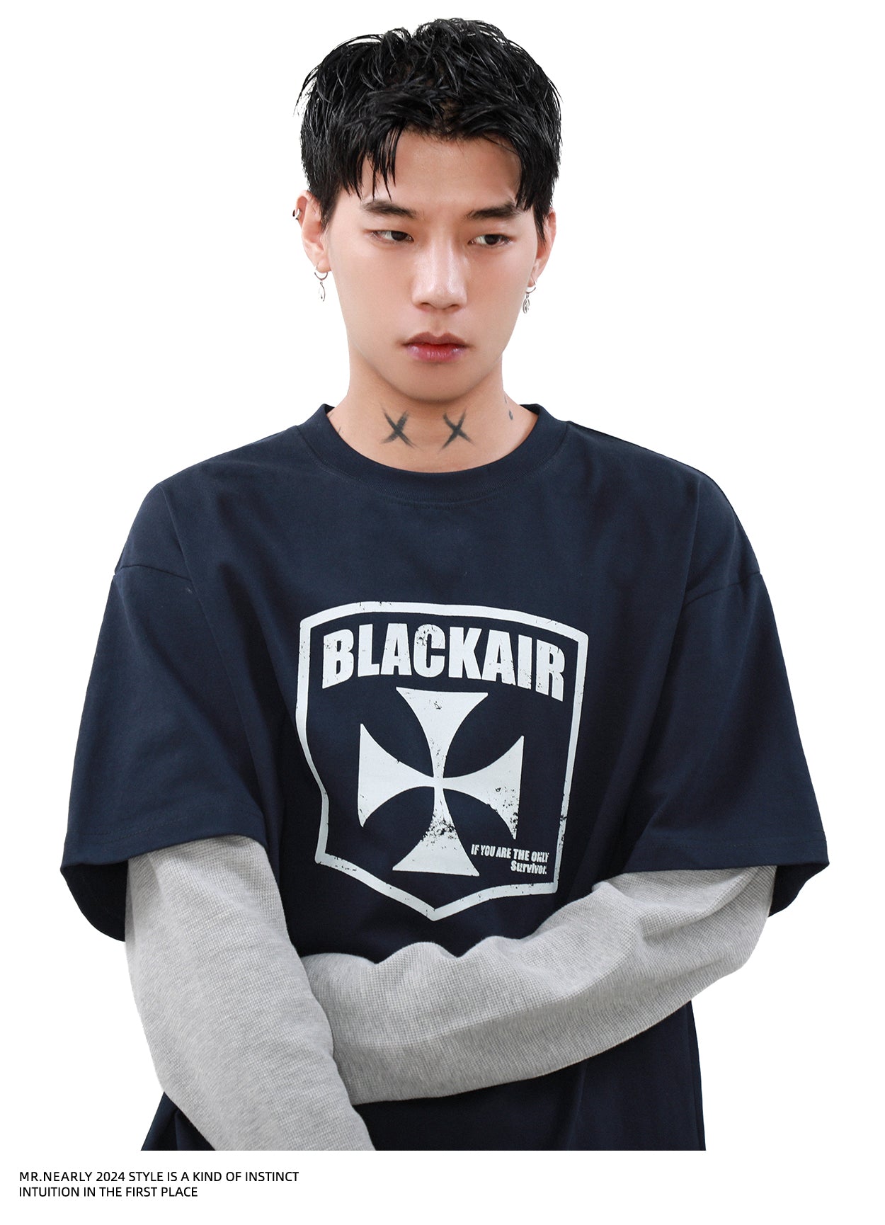 QS898A layered L/S tee