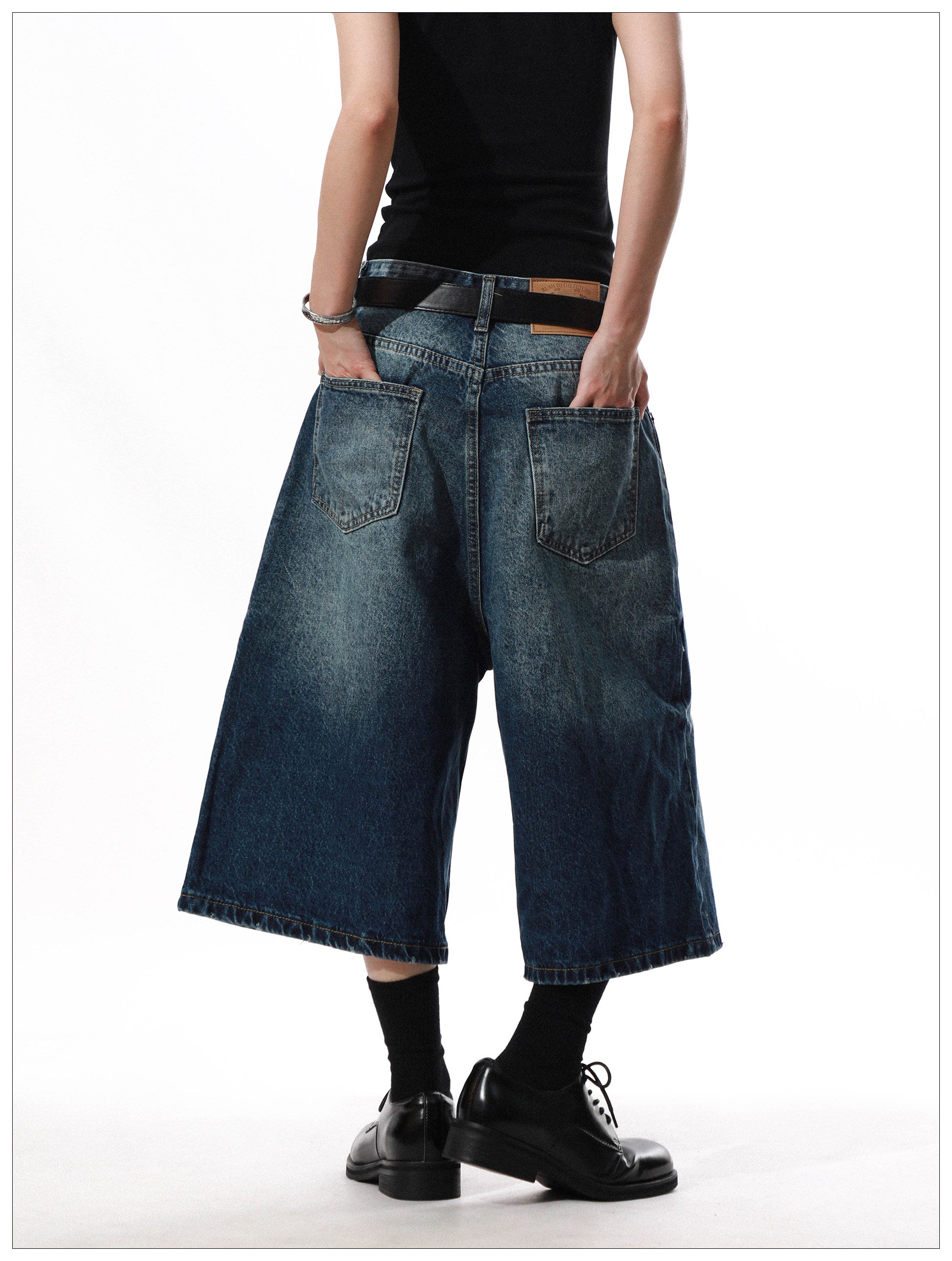 QS816B denim shorts