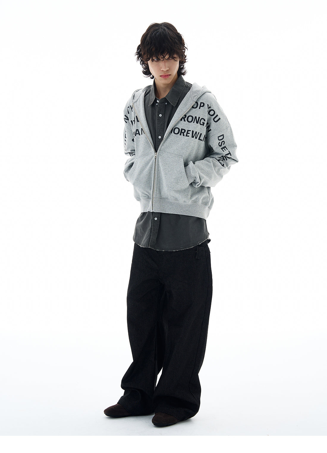 QS611B zip hoodie