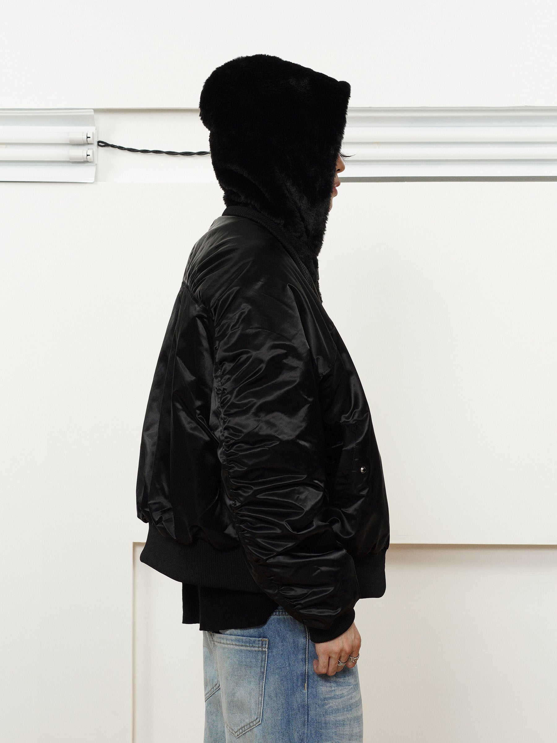 QS146B hoodie bomber jacket