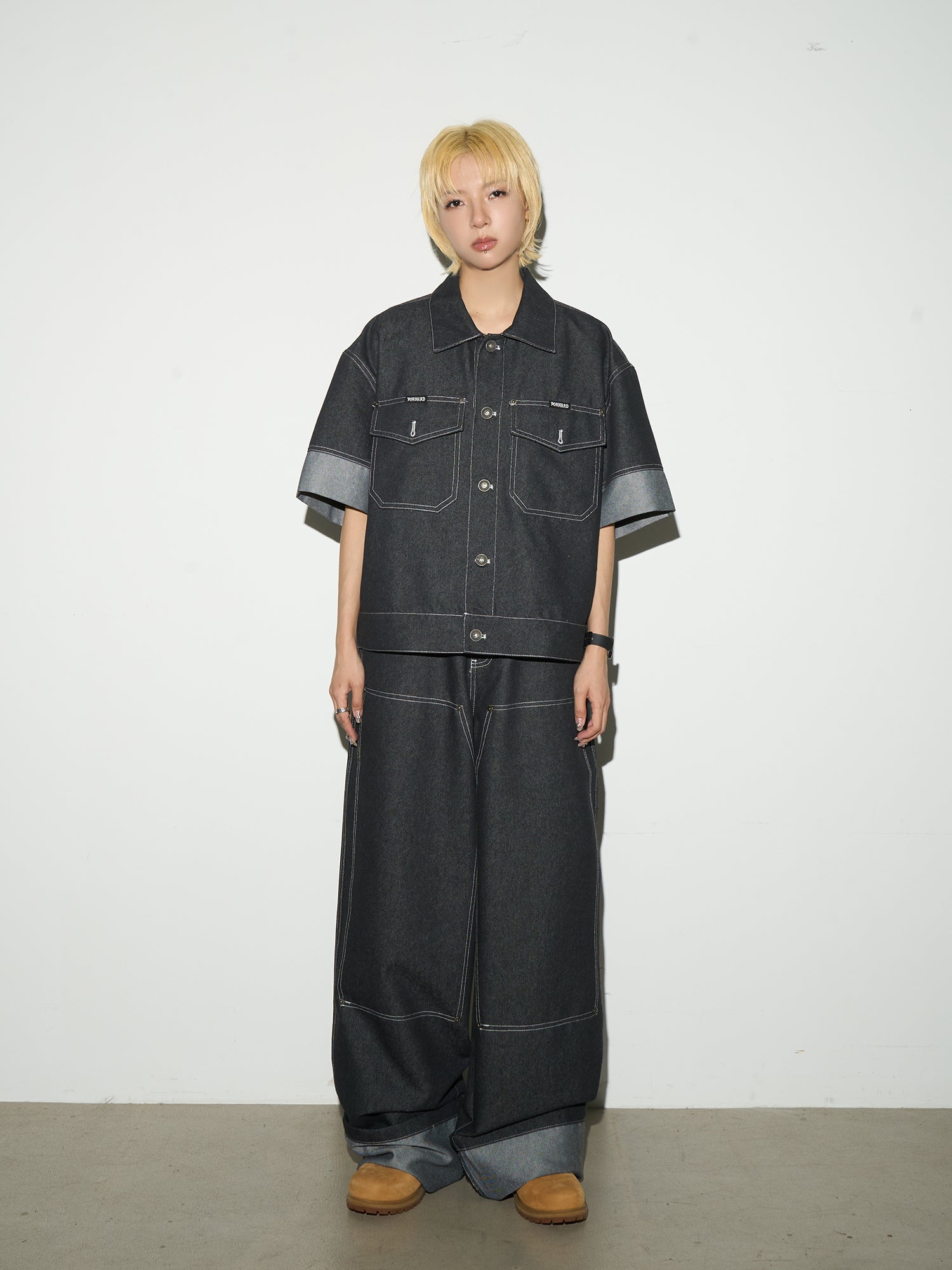 QS438B loose denim