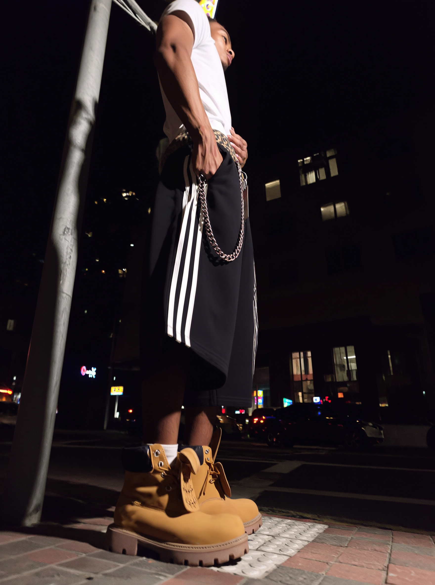 QS870B double waist shorts