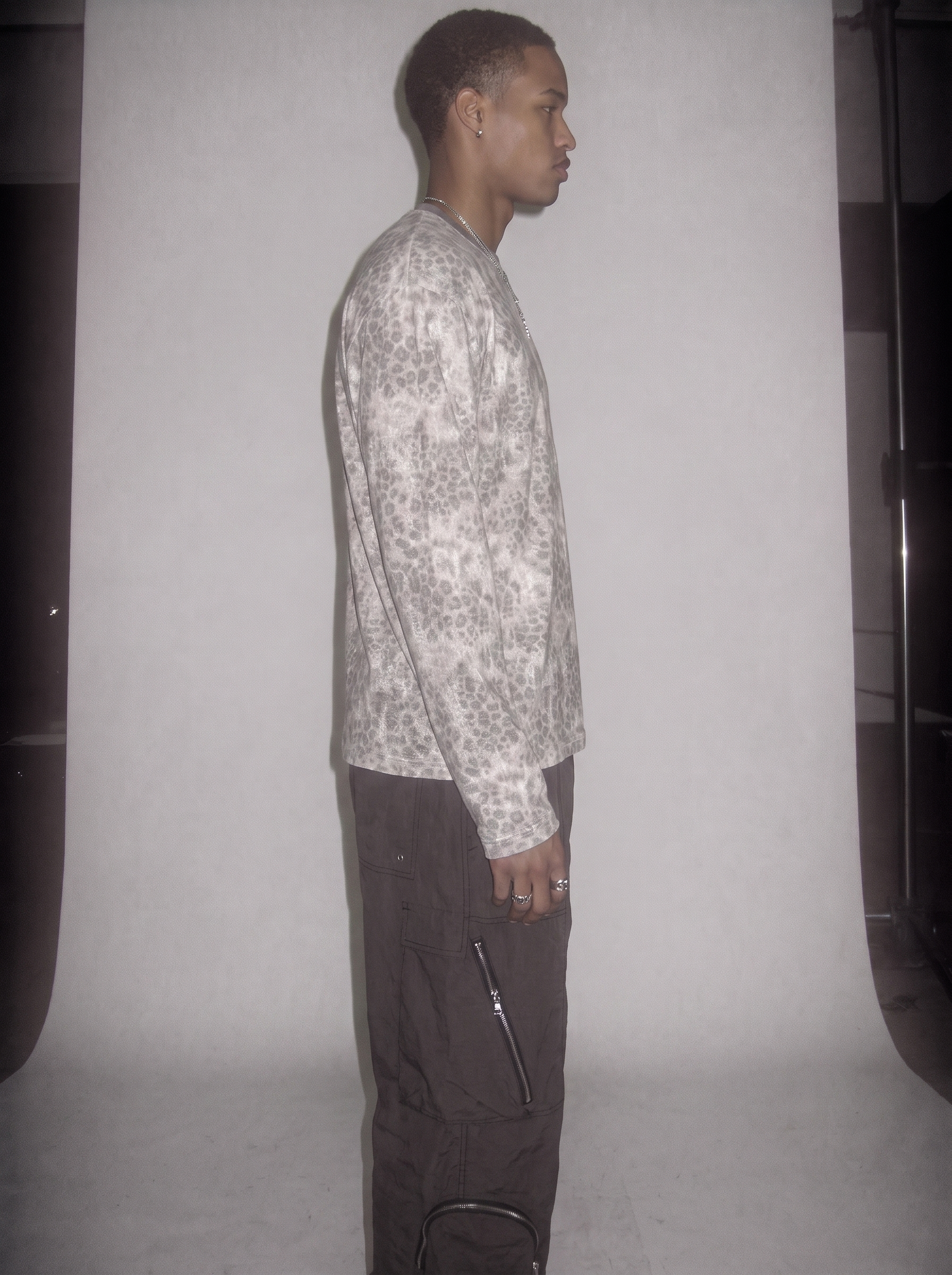 QS893B leopard L/S tee