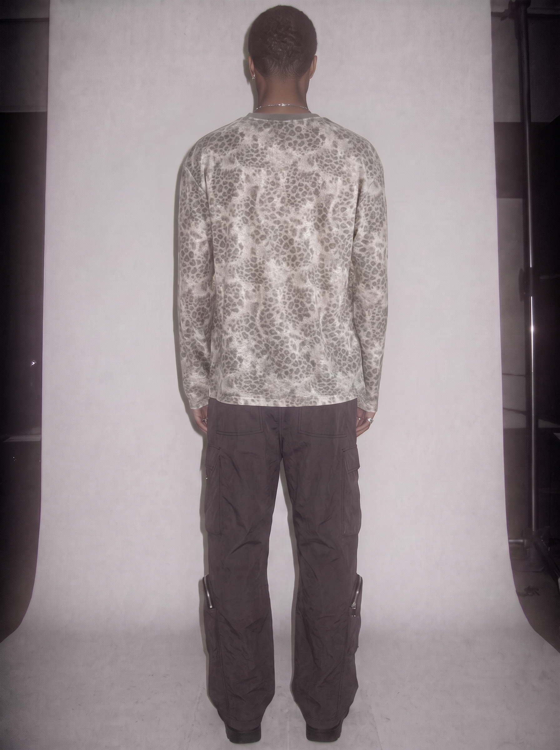 QS893B leopard L/S tee