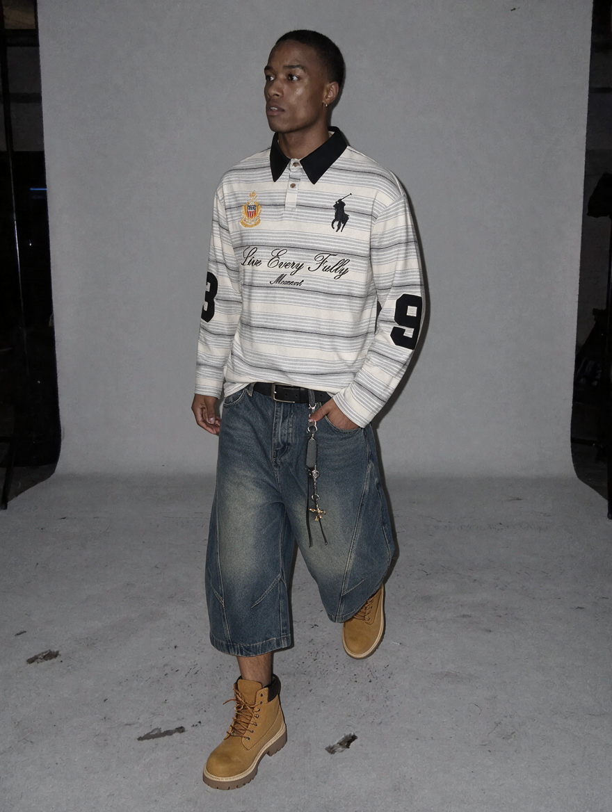 QS888B L/S polo