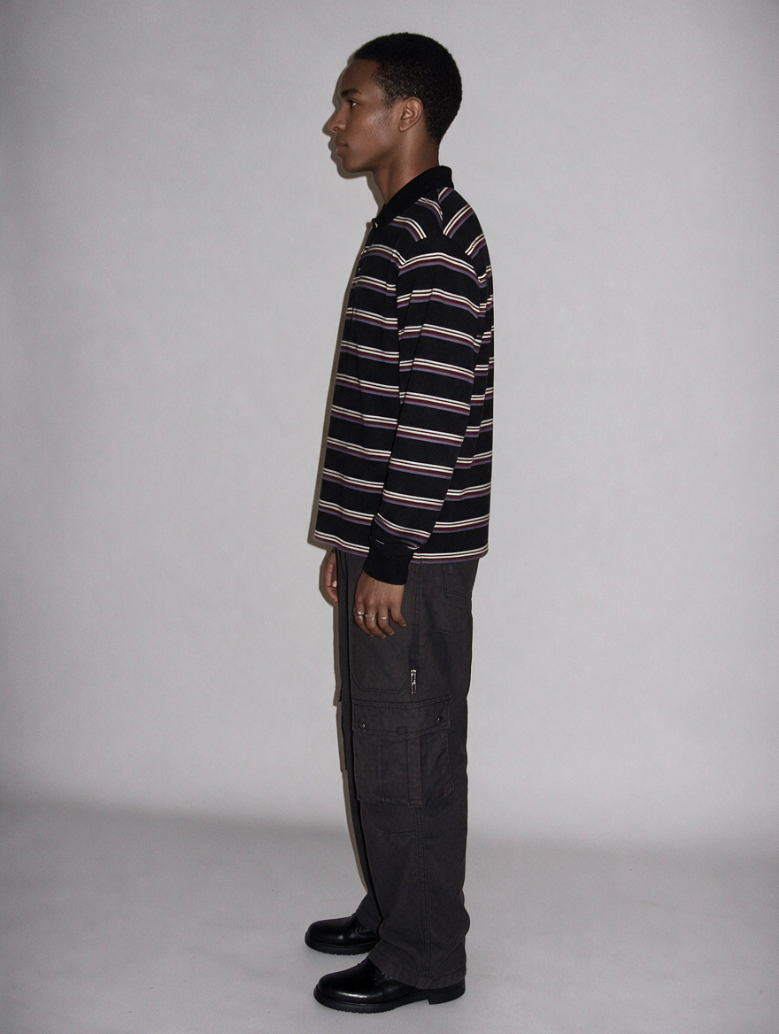 QS885B L/S polo